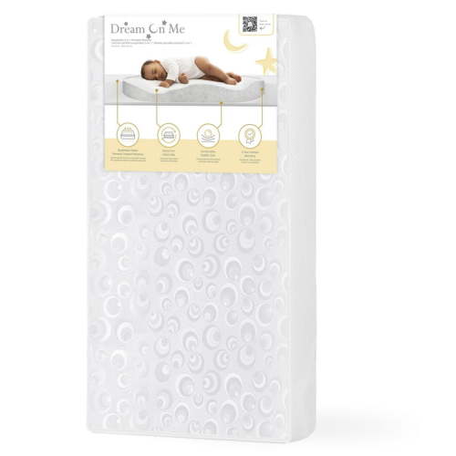Dream on Me, 2-In-1 Breathable Foam Two-Sided 3" Mini/Portable Crib Mattress