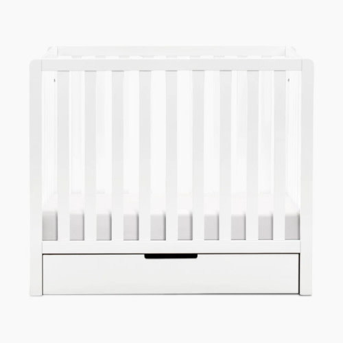 Carter's by daVinci Colby 4-in-1 Convertible Mini Crib with Trundle - White