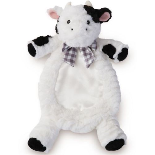 Bearington Lil' Gilly 13 Inch Cow Security Blanket For Babies - Cow Lovey - Cow Loveys For Babies