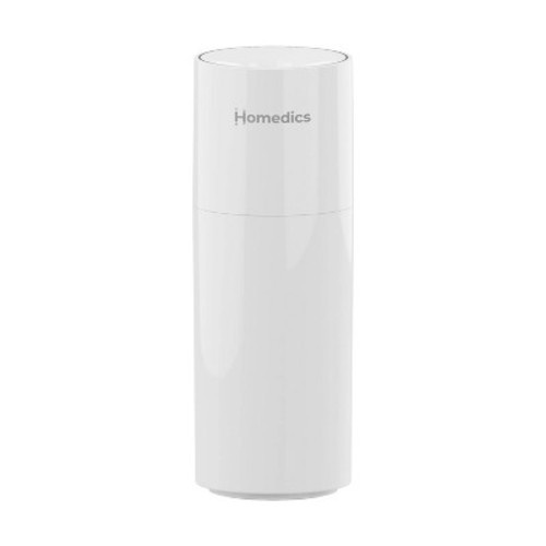 HoMedics Portable Ultrasonic Humidifier White: Travel & Personal Cool Mist, USB Powered, Small Room, 10-Hour Run Time