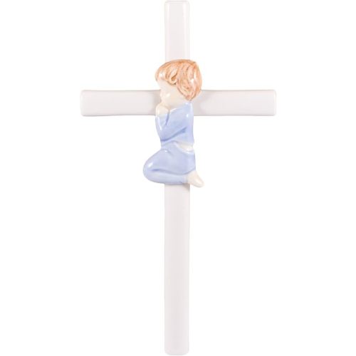Over door cross - Roman Giftware Inc., Children's Gifts, New Baby, 7.5" H Valencia Praying BOY,Religious, Inspirational, Durable (7x4x1)