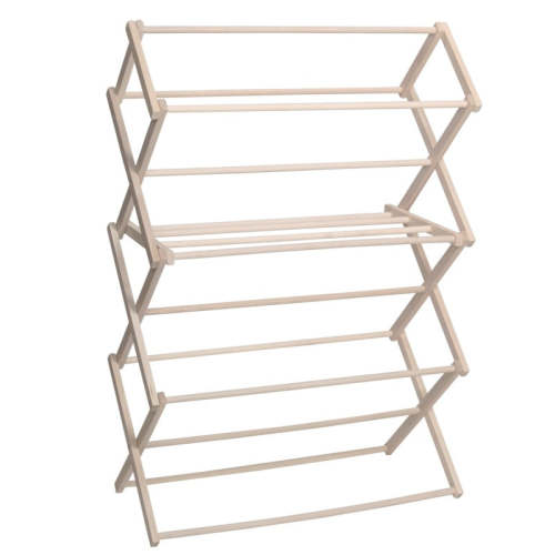 Pennsylvania Woodworks Large Wooden Clothes Drying Rack (Made in the USA) Heavy Duty 100% Hardwood
