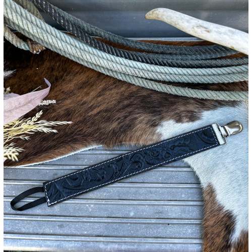 Western Leather Paci Clip