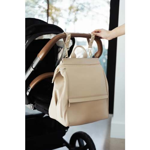 The Sophia Diaper Bag - Beige