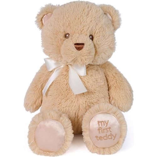 GUND Baby My First Teddy Bear, Ultra Soft Animal Plush Toy for Babies and Newborns, Light Brown/Tan, 10”