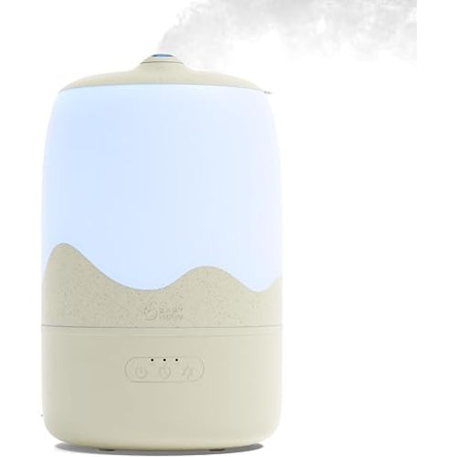 Babymoov Wave 3-in-1 Baby Humidifier, Easy Cleaning, Top Fill, XL Capacity for Large Bedroom and Nursery, Night Light & Essential Oil Diffuser (Baby Registry Essential)