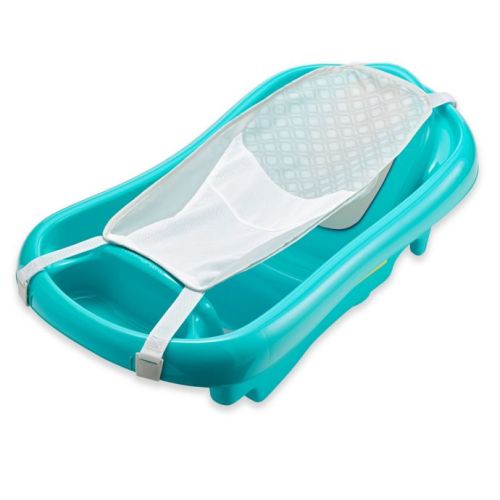 The First Years Sure Comfort® Newborn-to-Toddler Tub With Infant Sling in - Aqua