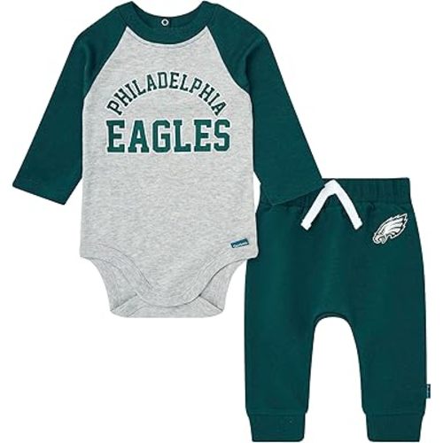 Gerber NFL unisex-baby Nfl Onesie Bodysuit and Jogger Set
