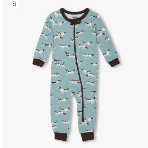 Baby Boys Hunting Dogs Bamboo Sleeper