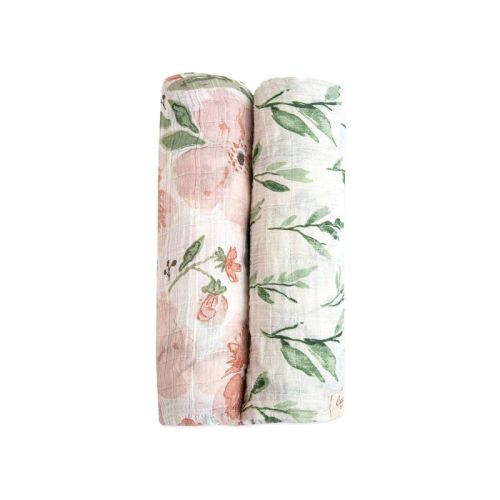 Crane Baby Muslin Swaddle Blanket - Parker - 2pk