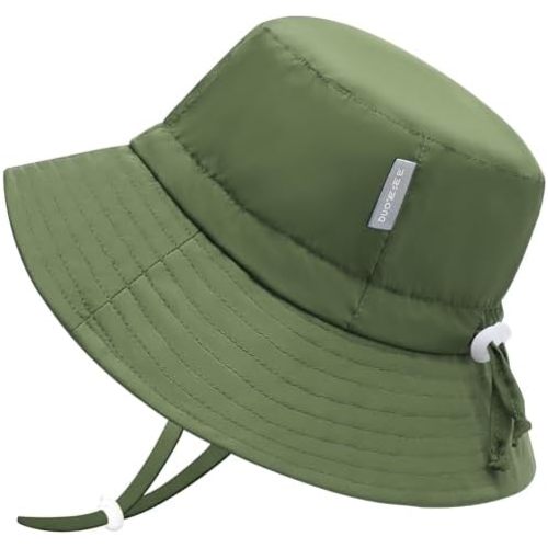 UPF 50+ Baby Sun hat Baby Bucket hat with Strings Summer Sun Protection Infant Sun hat for Kids