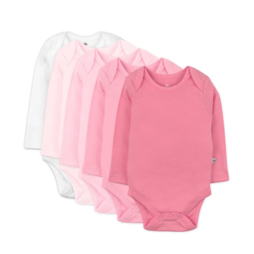 5-Pack Organic Cotton Long Sleeve Bodysuits | Honest Baby Clothing