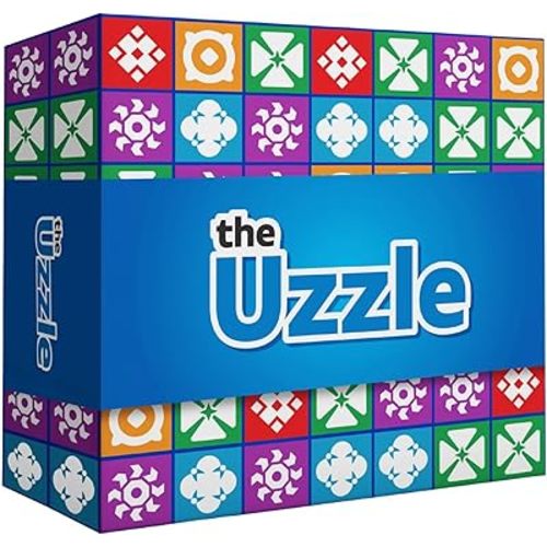 The Uzzle 3.0 Board Game, Family Board Games for Children & Adults, Block Puzzle Games for Ages 4+