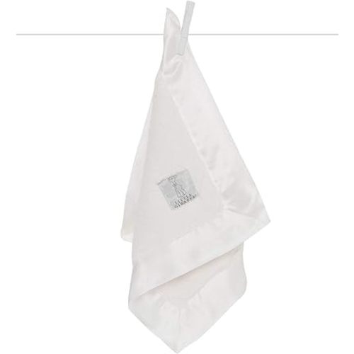 Little Giraffe Baby Blanket - Luxe Soft Blanket with Satin Trim - Baby Stroller Blanket - Newborn Baby Essentials & Baby Gifts - 17" x 17" - Cream
