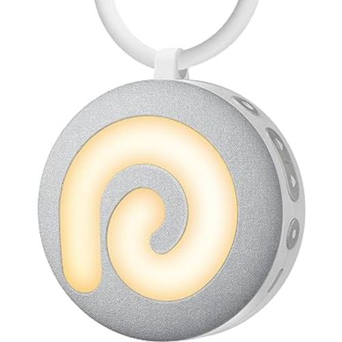 Portable Sound Machine Baby - Dreamegg D11 White Noise Machine for Baby Sleeping with Night Light, White Noise, Lullaby, Nature Sounds, Child Lock, USB Rechargeable Sound Machine for Travel Nursery