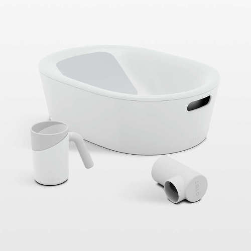 Lalo Baby Bathtime Coconut White Starter Set