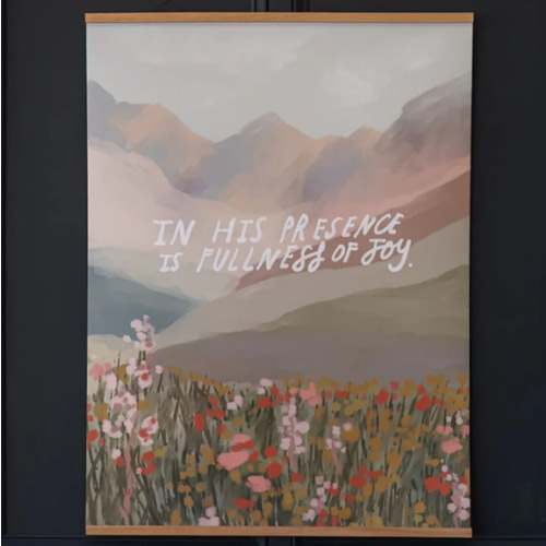 Large Poster: In His Presence is fullness of Joy