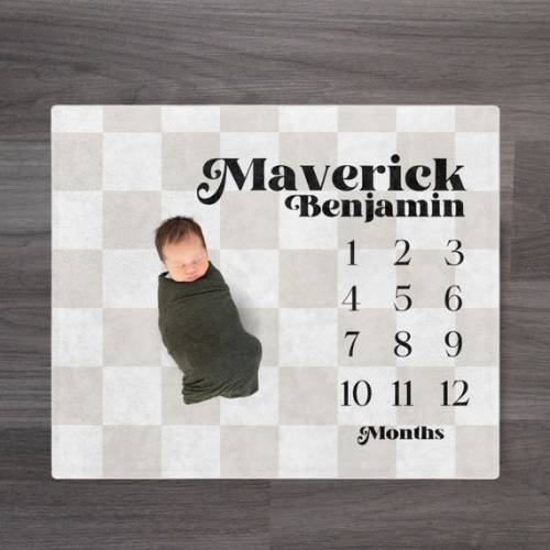 Milestone Blanket, Baby Milestone Blanket, Milestone Blanket Boy, Boy Milestone Blanket, Personalized Milestone Blanket, Blue Milestone, Boy - Etsy
