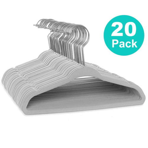 Isvgxsz Baby Hangers for Closet, Kids Velvet Hangers, Non-Slip Toddler Felt Hangers for Infant Baby Clothes, Pants, Shirts & Dresses, Space Saving Small Children Hangers