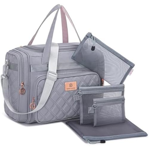 Baby diaper bag tote large baby bag, Diaper tote caddy breast pump bags