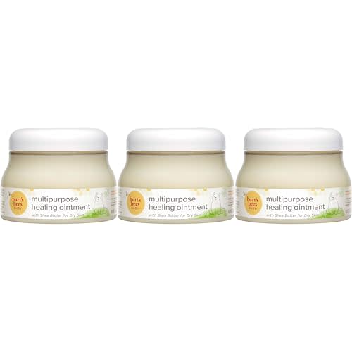 Burt's Bees Baby 100% Natural Origin Multipurpose Healing Ointment, Face & Body Baby Ointment – 7.5 Ounce Tub - Pack of 3