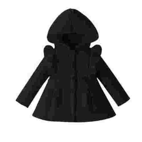 Kovlvoll Newborn Baby Girls Clothes Button down Ruffle Long Sleeve Formal Hooded Jackets Fall Winter Outwear Coat
