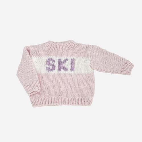 12-24 months - Ski Sweater, Baby Pink