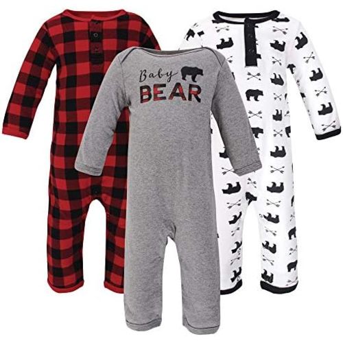 Little Treasure Unisex Baby Cotton Coveralls