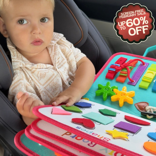 Montessori Busy Board | TibaToes™ Official