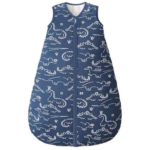 Yoofoss Baby Sleep Sack 0-6 Months, TOG 2.5 Baby Wearable Blanket with 2-Way Zipper, 100% Cotton Fabric Winter Newborn Sleeping sack, Warm Soft Comfy(Small)