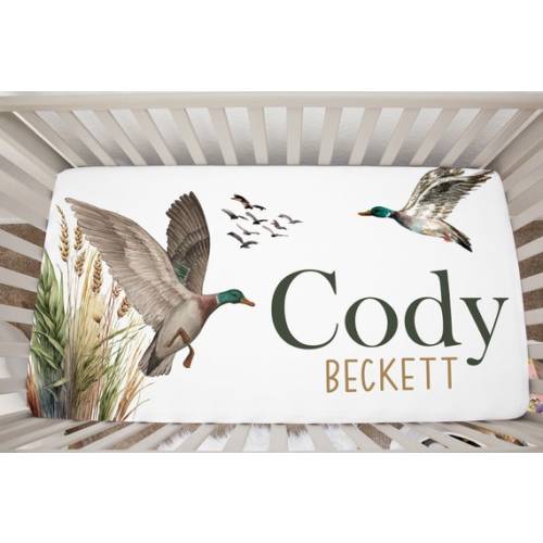 Mallard Duck Crib Bedding, Baby Boy Crib Bedding Set, Duck Hunting Nursery Decor, Mallard Duck Nursery, Duck Baby Bedding, Crib Sheets Boy - Etsy