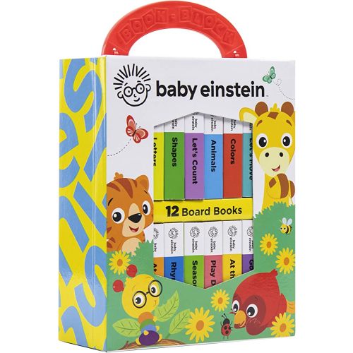 Baby Einstein - My First Library 12 Board Book Set - First Words, Alphabet, Numbers, and More Baby Books - PI Kids