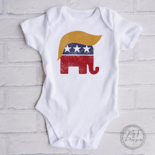 Trump GOP Political Baby Onesie® Bodysuit