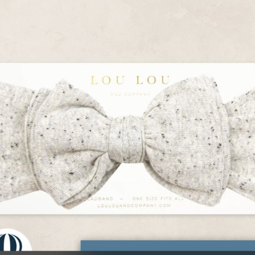 Knit Headband - Cream Speckle – Lou Lou & Company