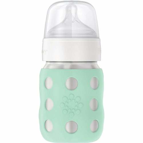 Lifefactory 8oz Stainless Steel Baby Bottle