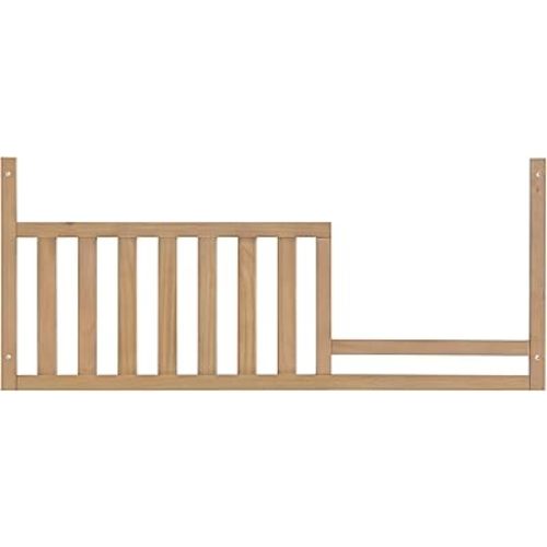 Toddler Bed Safety Guard Rail for Oxford Baby, Soho, Ozlo & Avalon Baby Convertible Cribs - Solid Wood Rail for Toddler Bed Conversion - Safety Rails for Children (Honey, Option 1)