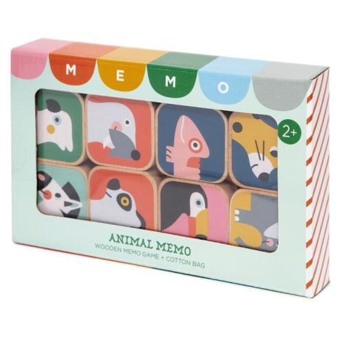Wooden Animal Memory Game
