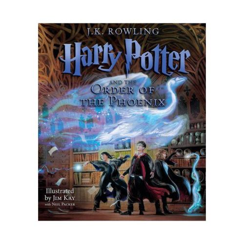 Harry Potter and the Order of the Phoenix: The Illustrated Edition (Harry Potter, Book 5) (Illustrated Edition) - by J K Rowling (Hardcover)
