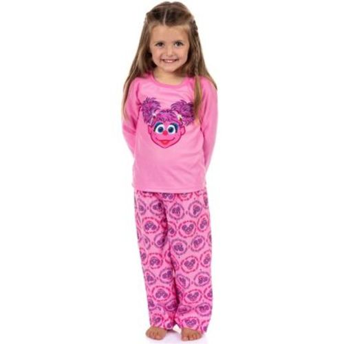 Sesame Street Abby Cadabby Pajamas Long Sleeve Pant Loungewear Sleep Set Pink