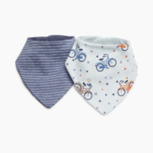 Tiny Kind Bandana Bibs (2-Pack) - Bicycle, Os