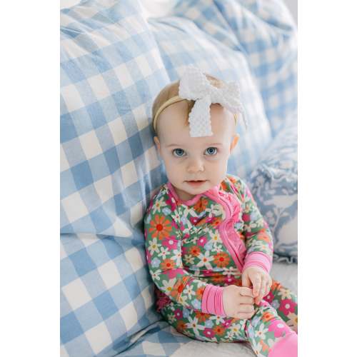 Green Garden Bamboo Romper I Poppy Kids Co 0-3 M
