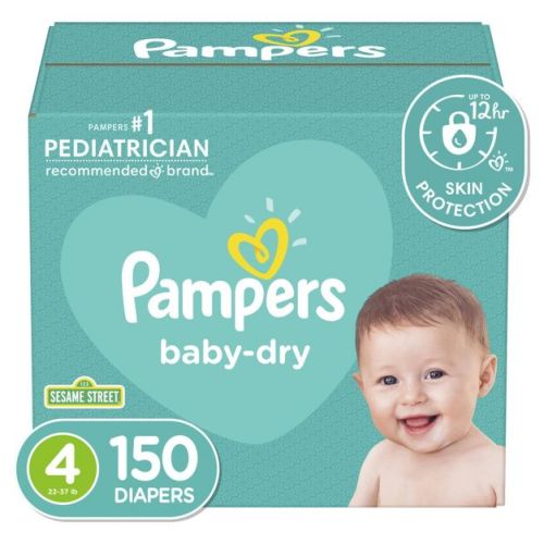 Pampers Baby Dry Diapers - (Select Size and Count)
