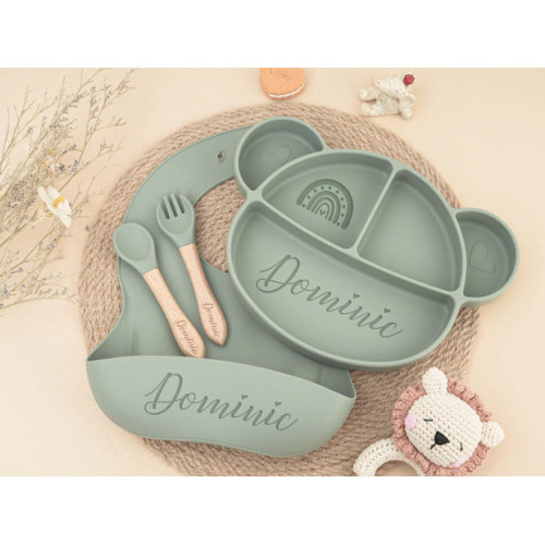 Personalized Silicone Weaning Set