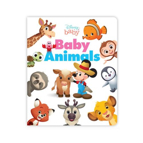 Disney Baby: Baby Animals - by Disney Books (Board Book)