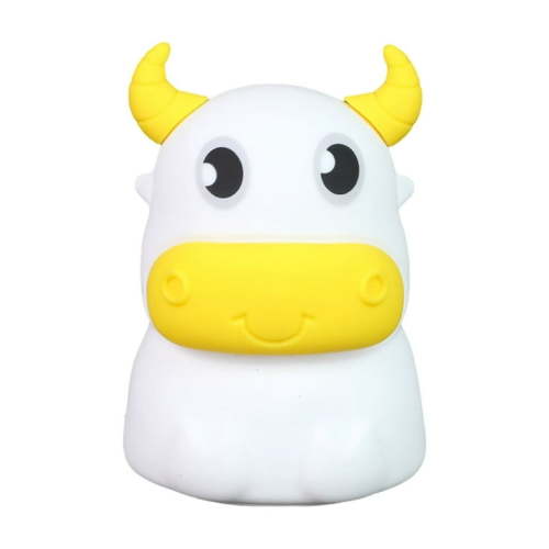 Soft Glow Silicone Tap Light | Cute Animal Night Light for Nursery & Bedroom | 7-Color Adjustable Baby Sleep Lamp with USB/Battery Power