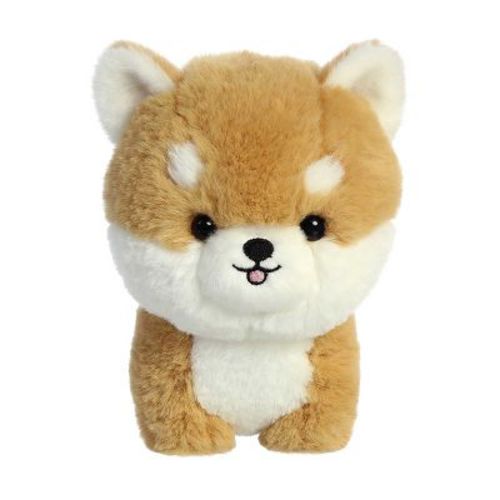 Aurora Small Shiba Inu Teddy Pets Playful Stuffed Animal Brown 7"