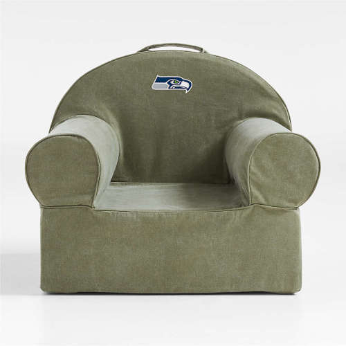 NFL Seattle Seahawks Large Cyprus Green Organic Cotton Kids Lounge Nod Chair