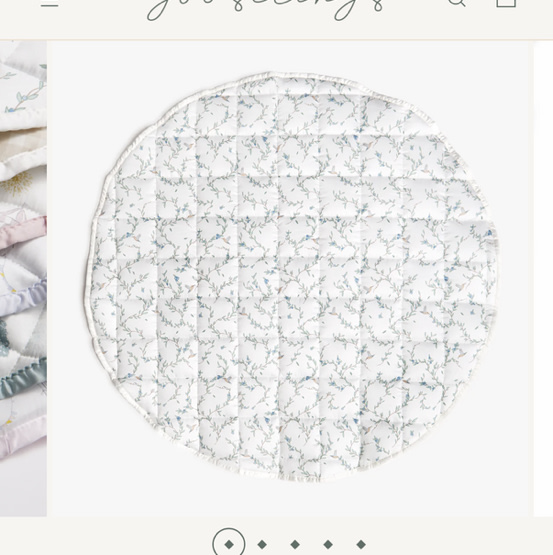 Secret Garden Play Mat - Ivory