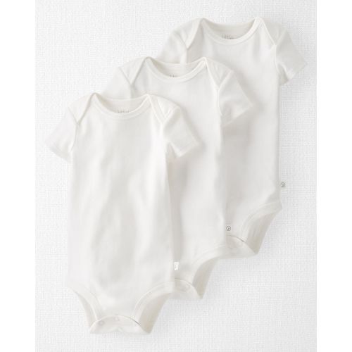Baby 3-Pack Organic Cotton Rib Bodysuits - Carter's | Carter's