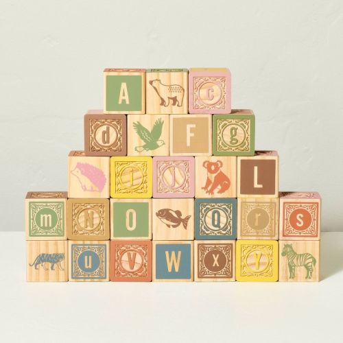 26pc Toy Alphabet Building Blocks Set - Hearth & Hand™ with Magnolia